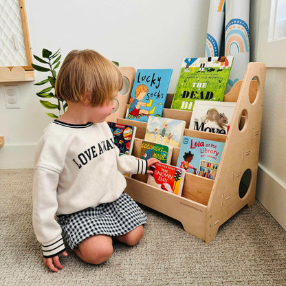 Montessori bookshelf