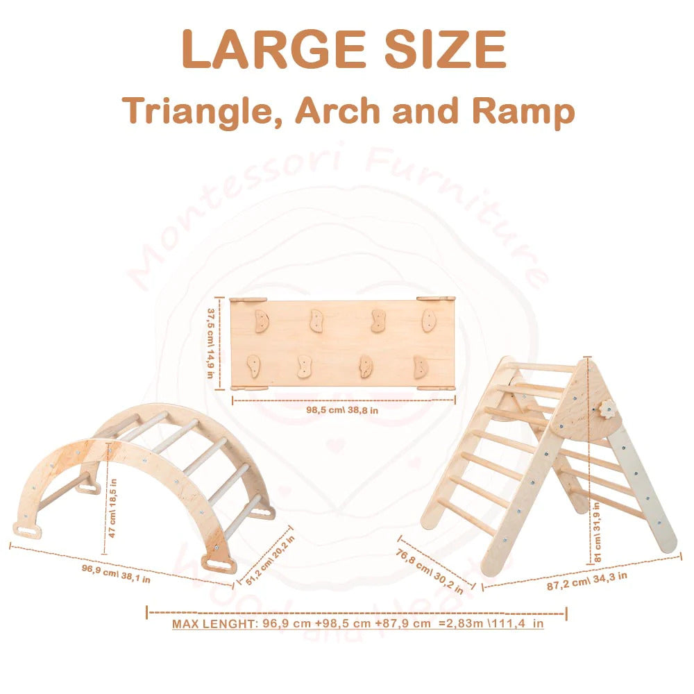 Montessori triangle set - Large